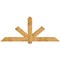 Ekena Millwork Kennewick Rough Sawn Timber Gable Bracket, Western Red Cedar, 84"W x 35"H x 4"D x 6"F, 10/12 Pitch GBW084X35X0406KEN00RWR - alternate 1